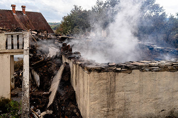 Professional Fire Damage Removal technician working in Riverside, MD